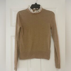 J. Crew Tan Crew Neck Sweater
